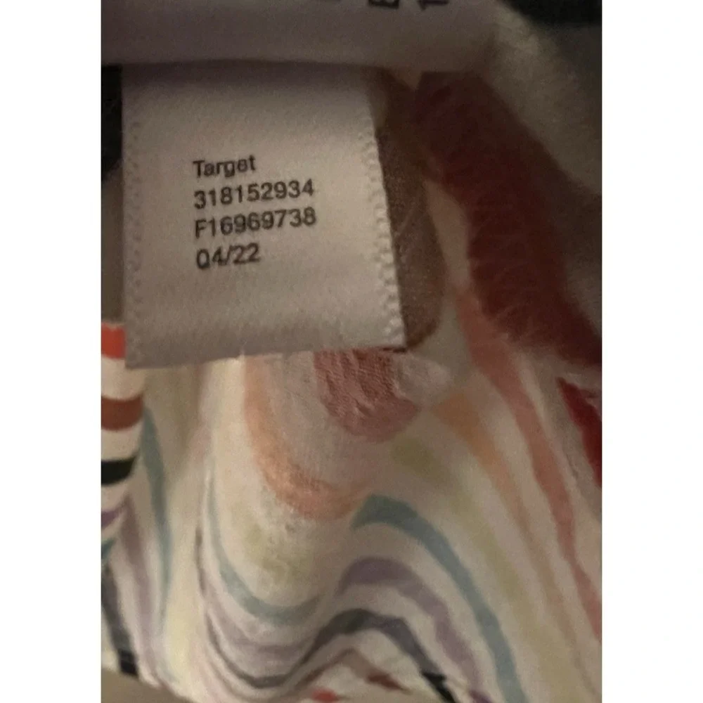 Target Pride Rainbow Striped Button Up‎ Short Sleeved Shirt LGBTQ+ 2022 Size XXL